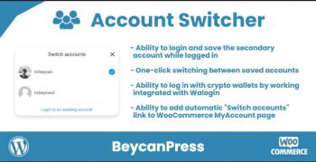 Account Switcher for WordPress Multiple accounts plugin